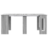 Dinning Table 180 x 85 x 75 cm Engineered Wood Grey Sonoma 3424943