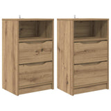 Bedside Tables with Drawer 2 pcs Artisan Oak 40 x 30 x 467 cm 888926