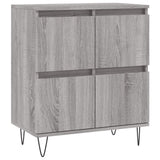 Sideboards 2 pcs Grey Sonoma Engineered Wood 3190179
