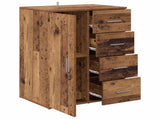 Sideboard with Drawer Old Wood 59 x 39 x 80 cm Engineered Wood 883064