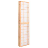 Folding 5-Panel Room Divider Japanese Style 200x170 cm 352085