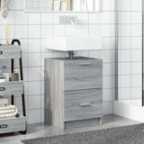 Sink Cabinet Grey Sonoma 40x37x59 cm Engineered Wood 848106