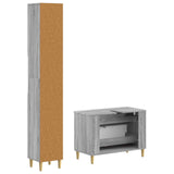 2 Piece Bathroom Cabinet Set ARNHEM Grey Sonoma Engineered Wood 3417528
