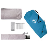 Trekking Tent with Rainfly Water-Resistant 2-Person Blue 42042215