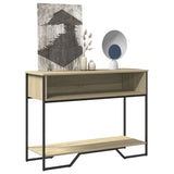 Console Table Sonoma Oak 100x35x74.5 cm Engineered Wood 848530