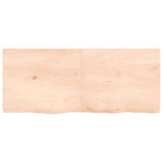 Table Top 120x50x cm Untreated Solid Wood Oak 3156311