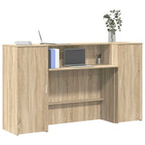 Reception Desk Sonoma Oak 180x50x103.5 cm Engineered Wood 3324207