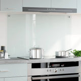 Kitchen Backsplash Transparent 100 x 60 cm Tempered Glass 249477