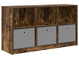 Sideboard with Drawer Smoked Oak 102 x 32 x 73.5 cm 8000520