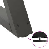 Coffee Table Legs 2 pcs Anthracite 70x cm Steel 4012714