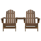 Garden Chair Brown Solid fir wood Standard Ergonomic 310069