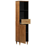 Bathroom Cabinet 38x33x160 cm Solid Wood Mango 358306