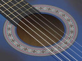 12 Piece Western Classical Guitar Set with 6 Strings Blue 38 70135