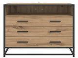 Drawer Cabinet 3-Drawer Artisan oak 70 x 41 x 70 cm 8010307