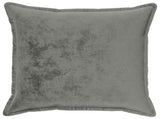 Cushion Cover 6 pcs HOUTEN Dark Grey 80 x 80 cm Flannel 921812