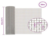 Mesh Screen 40 x 1000 cm 8 Mesh Stainless Steel 201 Silver 42039667