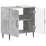 Bathroom Sink Cabinet HAARLEM Concrete Grey 59.5 x 31.5x 59 cm 896788