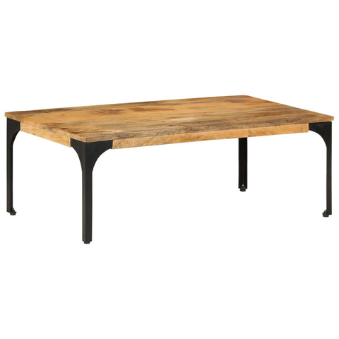 ZNTS Coffee Table 100x55x35 cm Solid Wood Mango 352018