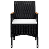 Garden Dining Set Black 3095894