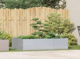 Planter 120x80x40 cm Galvanised Steel 860750