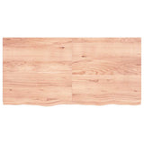 Wall Shelf Light Brown 120x60x cm Treated Solid Wood Oak 363698
