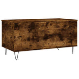 Coffee Table Smoked Oak 90x44.5x45 cm Engineered Wood 830977