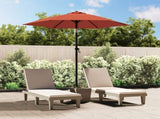 Garden Parasol Terracotta 200x224 cm Aluminium 47209