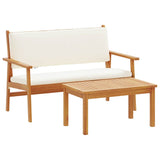 Garden Sofa Set 2 pcs Brown Solid Acacia wood 4106579