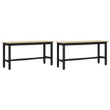 Dining Bench 2 pcs Sonoma Oak 100 x 32.5 x 48.5 cm 873753