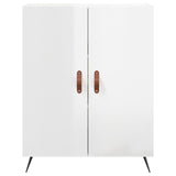 Sideboard High Gloss White 69.5x34x90 cm Engineered Wood 827694
