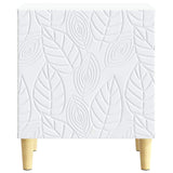 Bedside Table 2 pcs White 43 x 34.5 x 50 cm Engineered Wood 895026