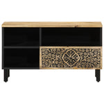 TV Cabinet 80x33x46 cm Solid Wood Mango 358229