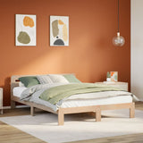 Bed Frame without Mattress 120x200 cm Solid Wood Pine 855546