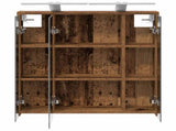 Bathroom Mirror Cabinet Old Wood 63.5 x 16 x 62.5 cm 889165