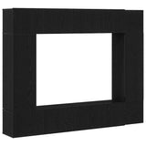 TV Cabinet Set 8 pcs Black oak 190.5 x 28.5 x 151 cm 3393232