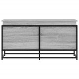 Storage Box with Lid Grey Sonoma 100x40x51.5 cm Engineered Wood 848807