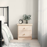 ZNTS Bedside Cabinet ALTA 41x35x41 cm Solid Wood Pine 353915