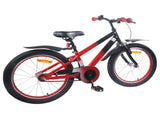 Kids Bike 22 Inches for 7-12 Years Old Red and Black 42009340