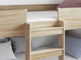Bunk Bed for Kids Sonoma Oak 75 x 190 cm Engineered Wood 3410541