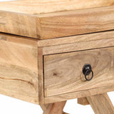 244952 Side Table Solid Mango Wood 65x40x76 cm