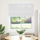 Pleated Blind White 120x100 cm Fabric Width 119.4 cm Polyester 4015487