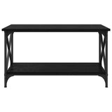 Coffee Table Black oak 80 x 45 x 45.5 cm Engineered wood 875733