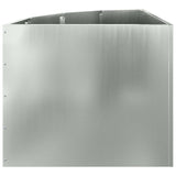 Corner Planter Silver 60 x 60 x 50 cm Galvanised steel 883666