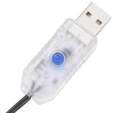 LED String with 300 LEDs Warm White 30 m PVC 330047