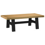 ZNTS Coffee Table NOAIN A-Shaped Legs 120x60x40 cm Solid Wood Pine 4100033