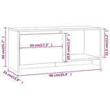 TV Cabinet Sonoma Oak 90x35x40 cm Engineered Wood 809785