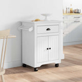 Kitchen Trolley BODO White 72x45x80 cm 4016875