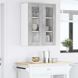 Hanging Cabinet Concrete Grey 60 x 31 x 80 cm Engineered Wood 884317