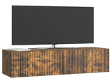 Wall-Mounted TV Cabinet Wall-mounted Smoked Oak 98 x 31 x 30 cm 898560