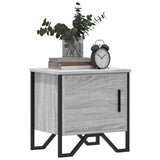 Bedside Cabinets 2 pcs Grey Sonoma 40x30x40 cm Engineered Wood 848521